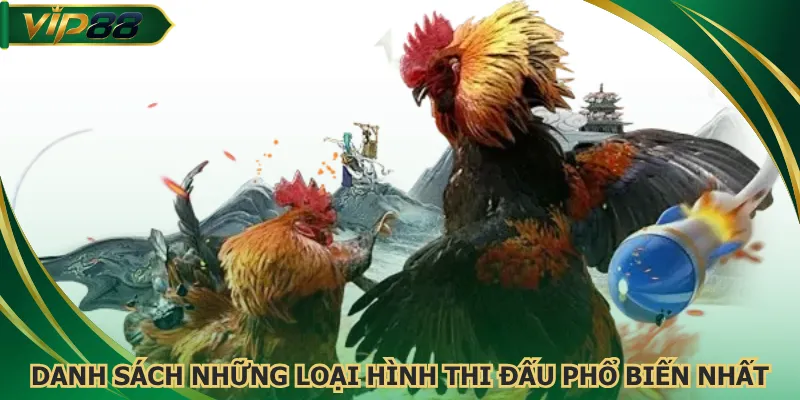 Danh sách những loại hình thi đấu phổ biến nhất