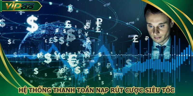 Hệ thống thanh toán nạp rút cược siêu tốc